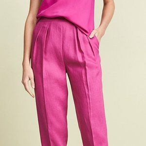 THEORY Pleat Linen Pants Size 4
